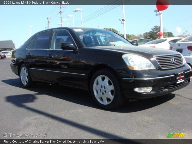 Black Onyx / Black 2003 Lexus LS 430 Sedan