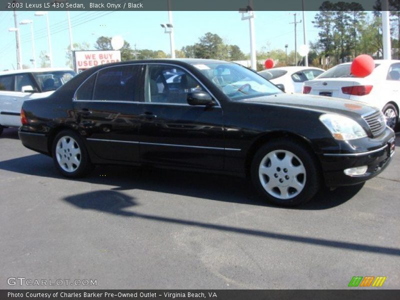 Black Onyx / Black 2003 Lexus LS 430 Sedan