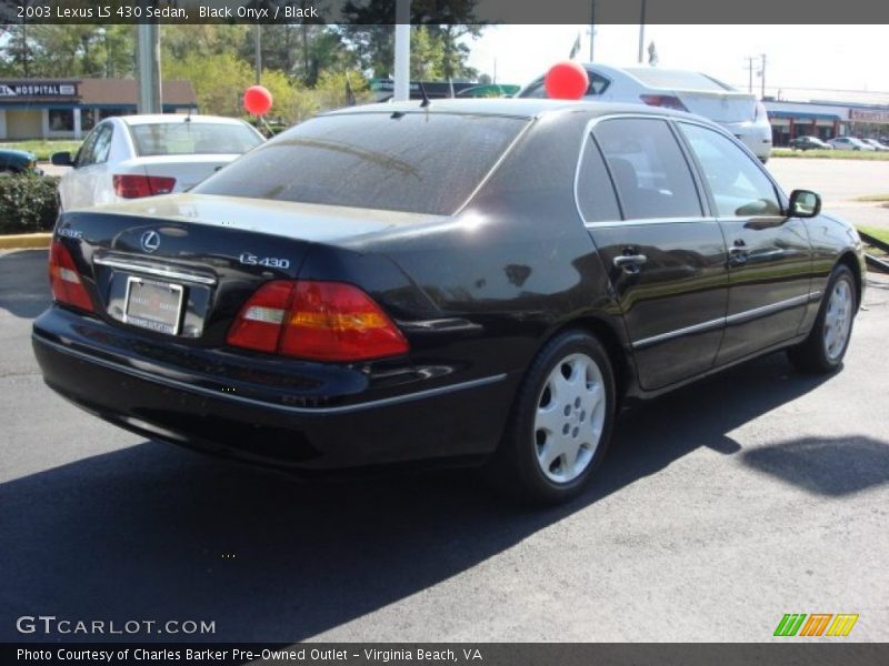 Black Onyx / Black 2003 Lexus LS 430 Sedan