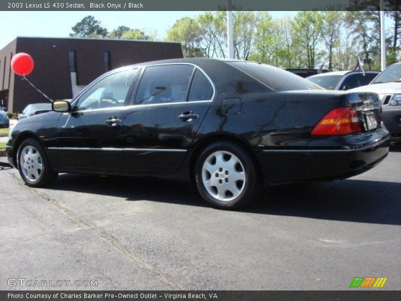 Black Onyx / Black 2003 Lexus LS 430 Sedan