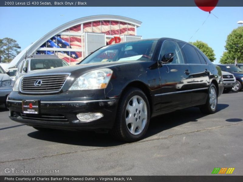 Black Onyx / Black 2003 Lexus LS 430 Sedan