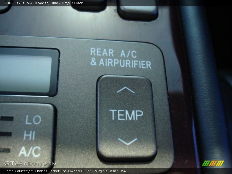 Black Onyx / Black 2003 Lexus LS 430 Sedan
