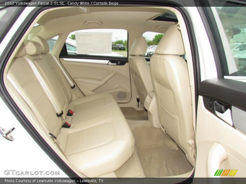 Candy White / Cornsilk Beige 2012 Volkswagen Passat 2.5L SE