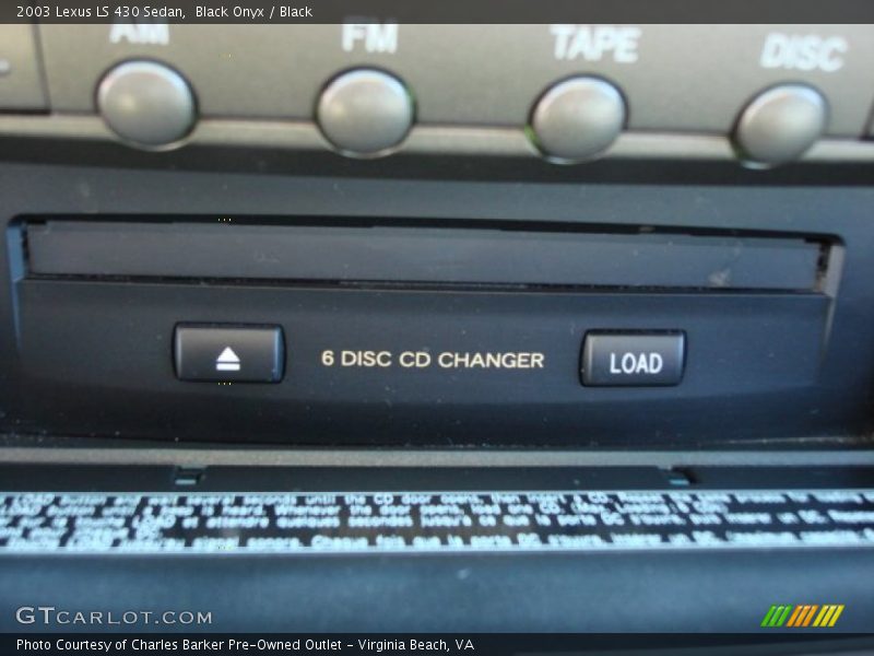 Black Onyx / Black 2003 Lexus LS 430 Sedan