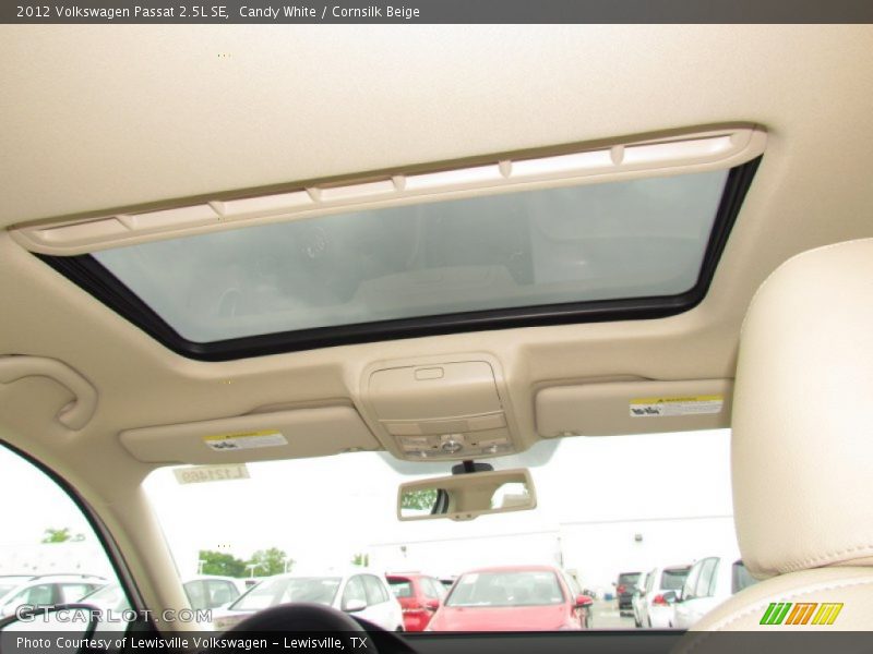 Candy White / Cornsilk Beige 2012 Volkswagen Passat 2.5L SE