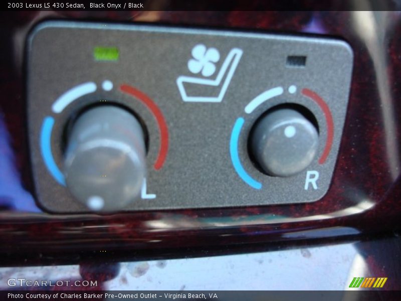 Black Onyx / Black 2003 Lexus LS 430 Sedan