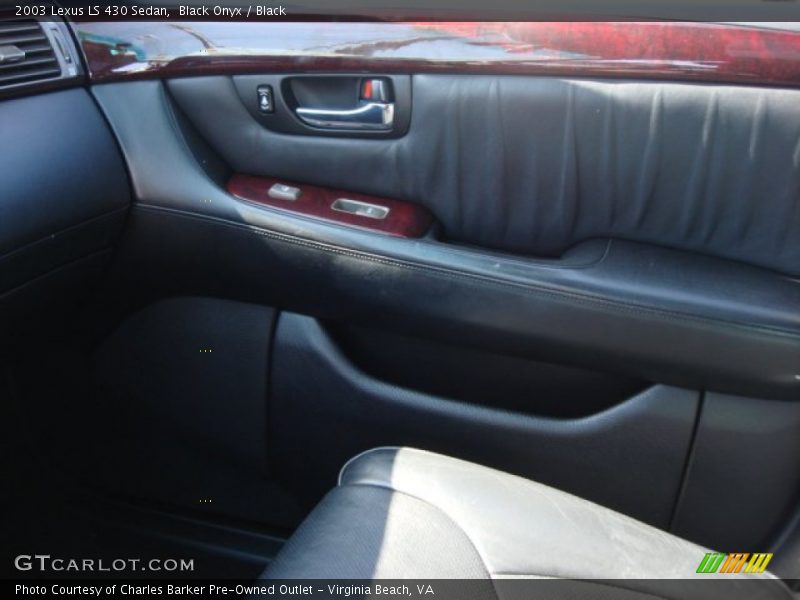 Black Onyx / Black 2003 Lexus LS 430 Sedan