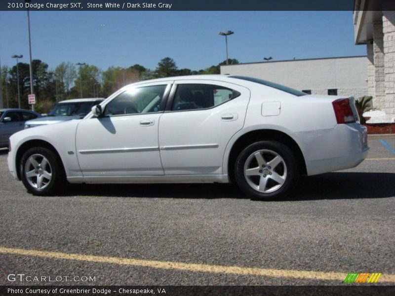Stone White / Dark Slate Gray 2010 Dodge Charger SXT
