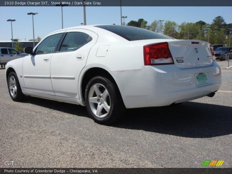 Stone White / Dark Slate Gray 2010 Dodge Charger SXT