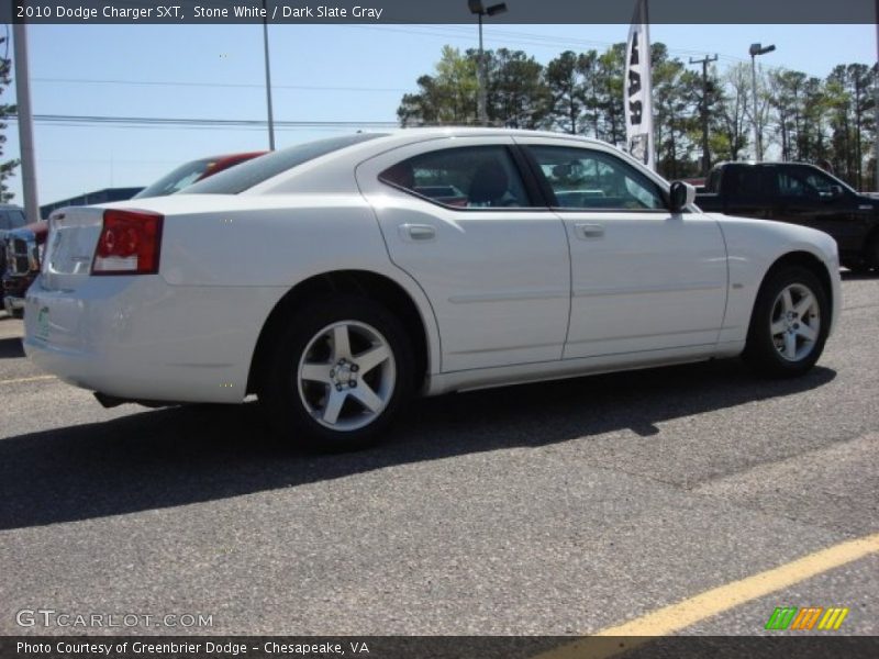 Stone White / Dark Slate Gray 2010 Dodge Charger SXT