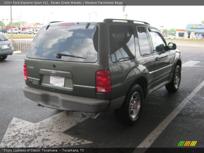 Estate Green Metallic / Medium Parchment Beige 2003 Ford Explorer Sport XLS
