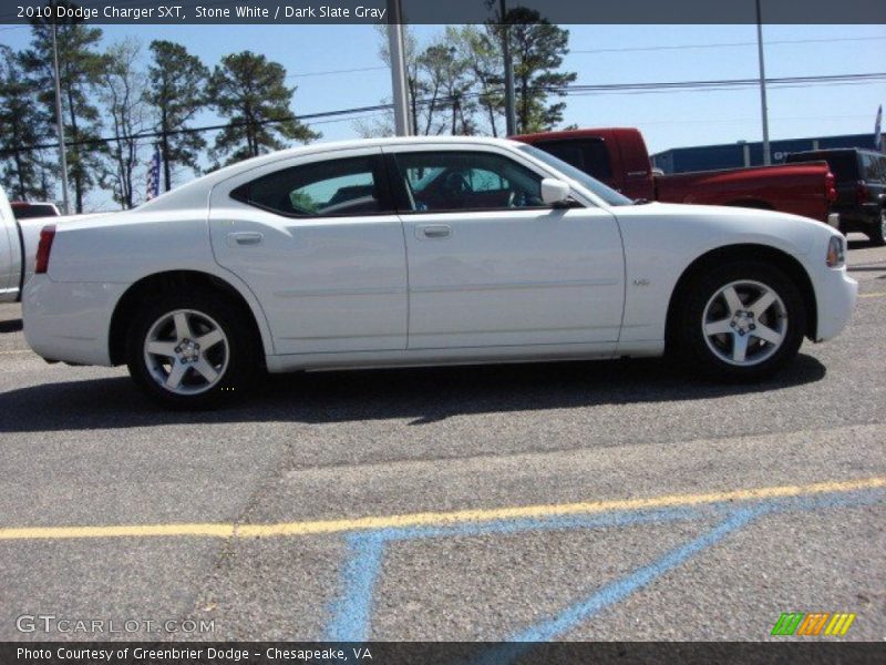 Stone White / Dark Slate Gray 2010 Dodge Charger SXT