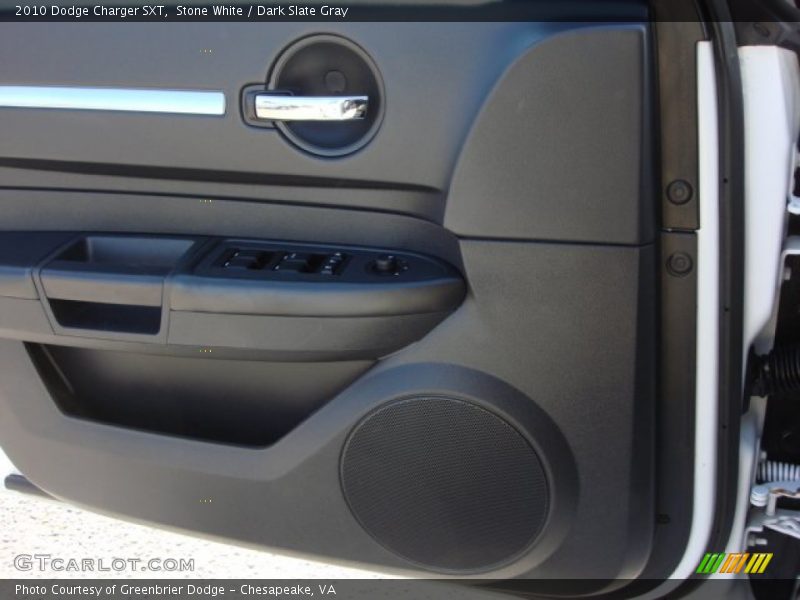 Stone White / Dark Slate Gray 2010 Dodge Charger SXT