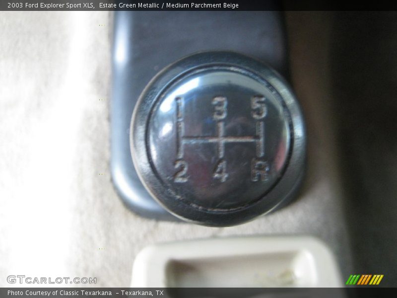 Estate Green Metallic / Medium Parchment Beige 2003 Ford Explorer Sport XLS