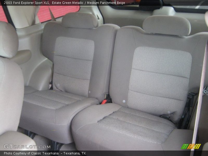Estate Green Metallic / Medium Parchment Beige 2003 Ford Explorer Sport XLS