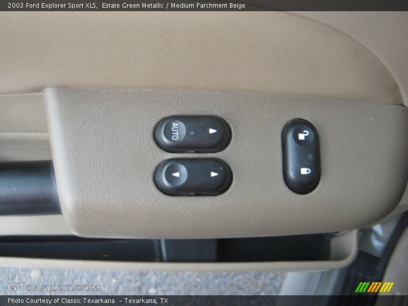 Estate Green Metallic / Medium Parchment Beige 2003 Ford Explorer Sport XLS