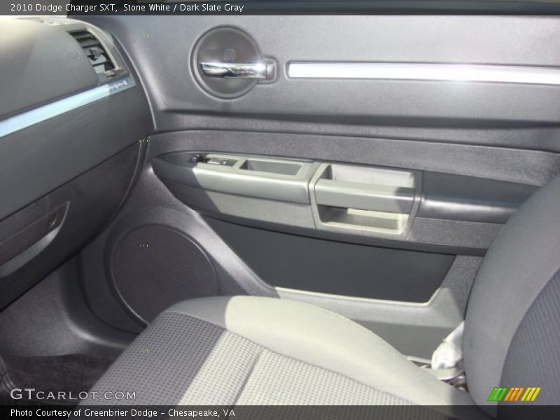 Stone White / Dark Slate Gray 2010 Dodge Charger SXT