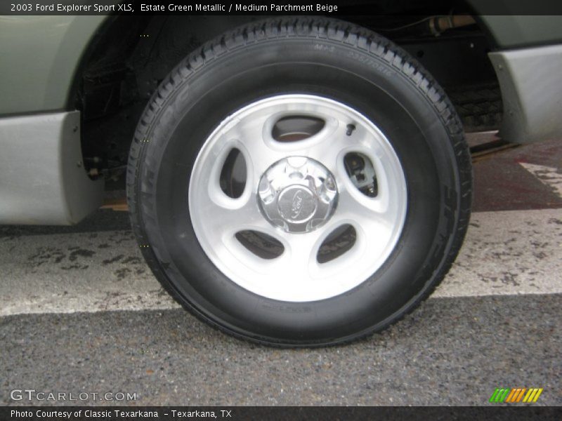 Estate Green Metallic / Medium Parchment Beige 2003 Ford Explorer Sport XLS