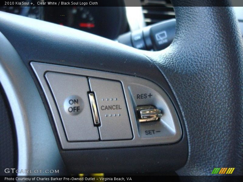 Clear White / Black Soul Logo Cloth 2010 Kia Soul +