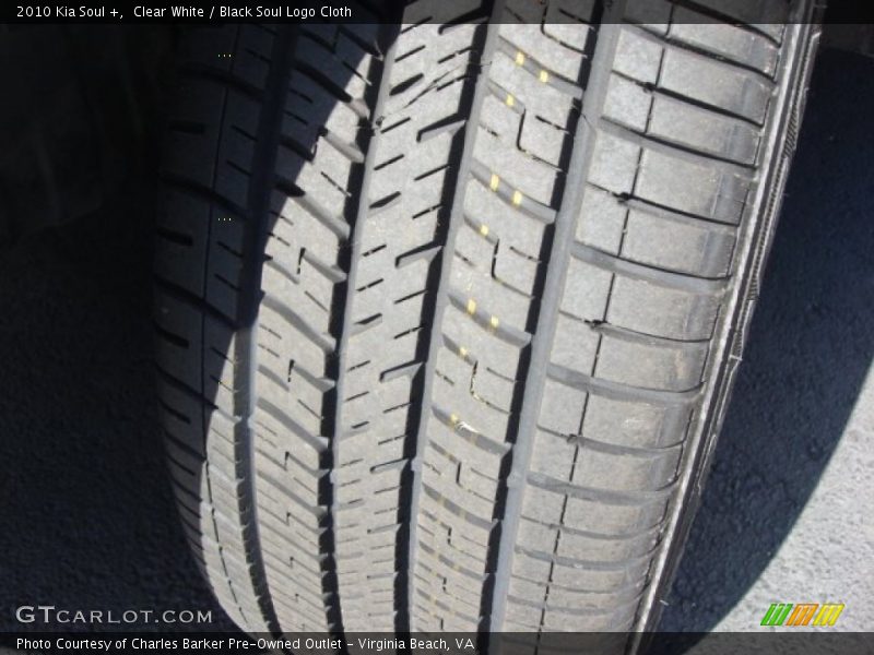 Clear White / Black Soul Logo Cloth 2010 Kia Soul +