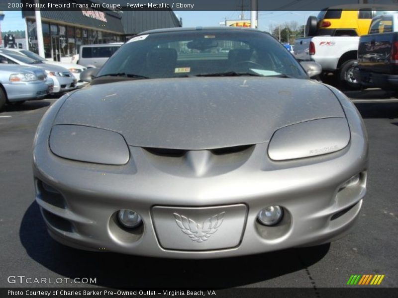 Pewter Metallic / Ebony 2000 Pontiac Firebird Trans Am Coupe