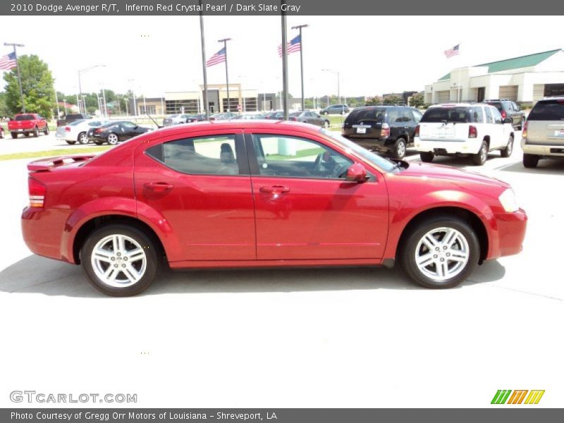 Inferno Red Crystal Pearl / Dark Slate Gray 2010 Dodge Avenger R/T