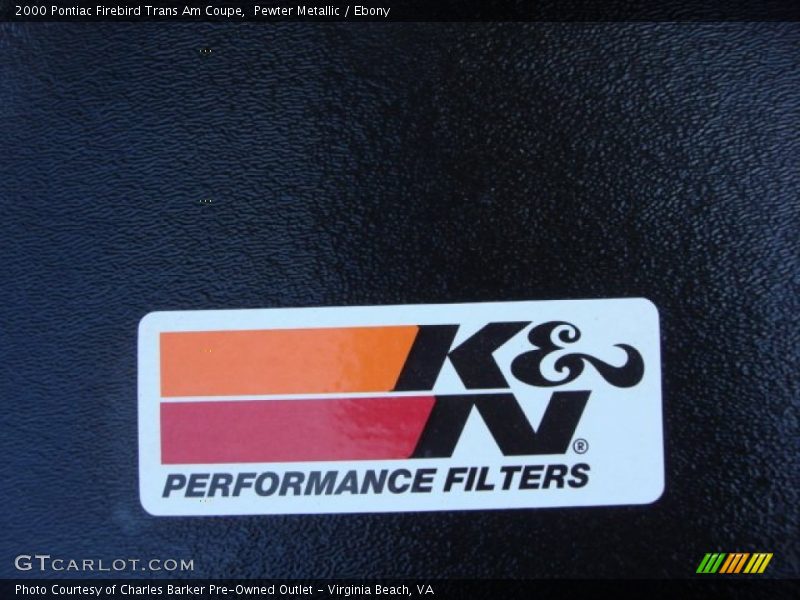 Pewter Metallic / Ebony 2000 Pontiac Firebird Trans Am Coupe