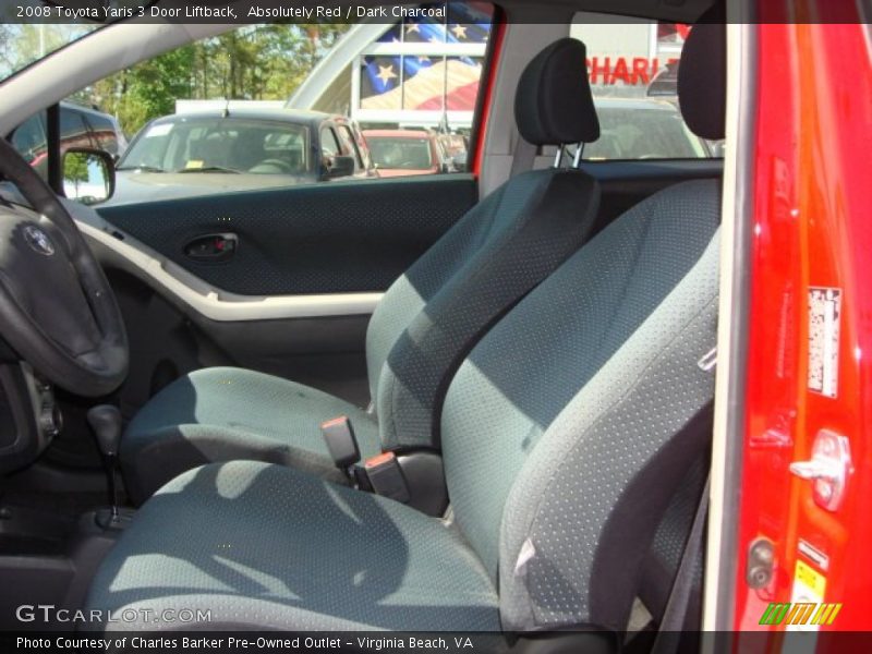 Absolutely Red / Dark Charcoal 2008 Toyota Yaris 3 Door Liftback