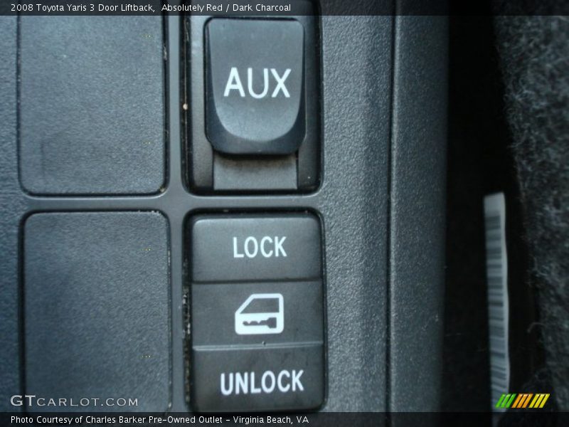 Absolutely Red / Dark Charcoal 2008 Toyota Yaris 3 Door Liftback