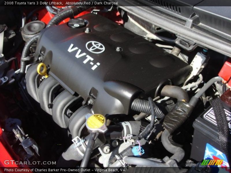 Absolutely Red / Dark Charcoal 2008 Toyota Yaris 3 Door Liftback