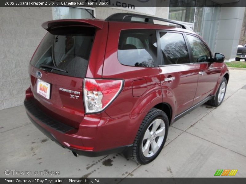 Camellia Red Pearl / Black 2009 Subaru Forester 2.5 XT