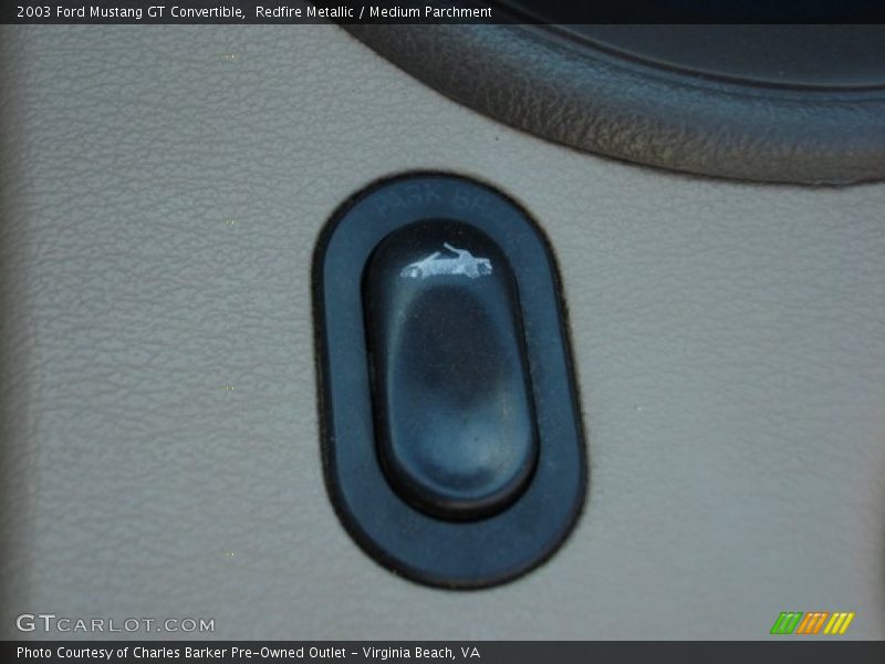 Redfire Metallic / Medium Parchment 2003 Ford Mustang GT Convertible