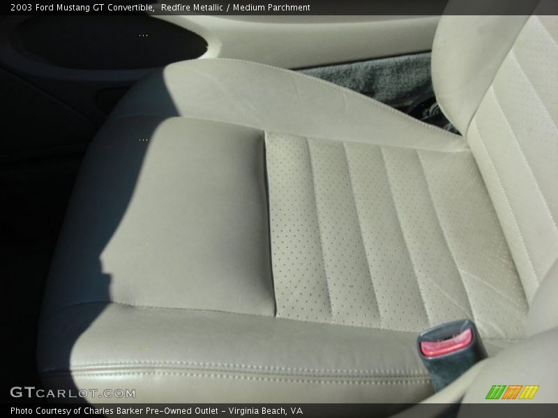 Redfire Metallic / Medium Parchment 2003 Ford Mustang GT Convertible
