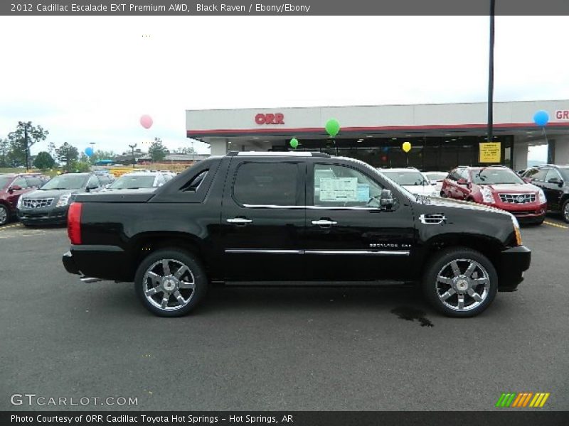 Black Raven / Ebony/Ebony 2012 Cadillac Escalade EXT Premium AWD