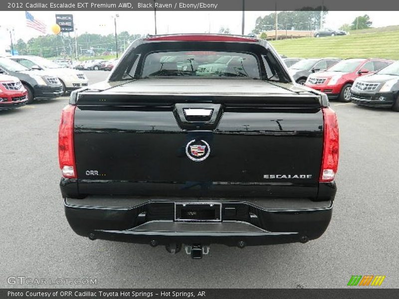 Black Raven / Ebony/Ebony 2012 Cadillac Escalade EXT Premium AWD
