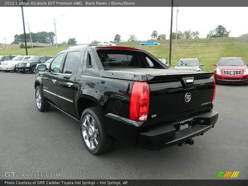 Black Raven / Ebony/Ebony 2012 Cadillac Escalade EXT Premium AWD