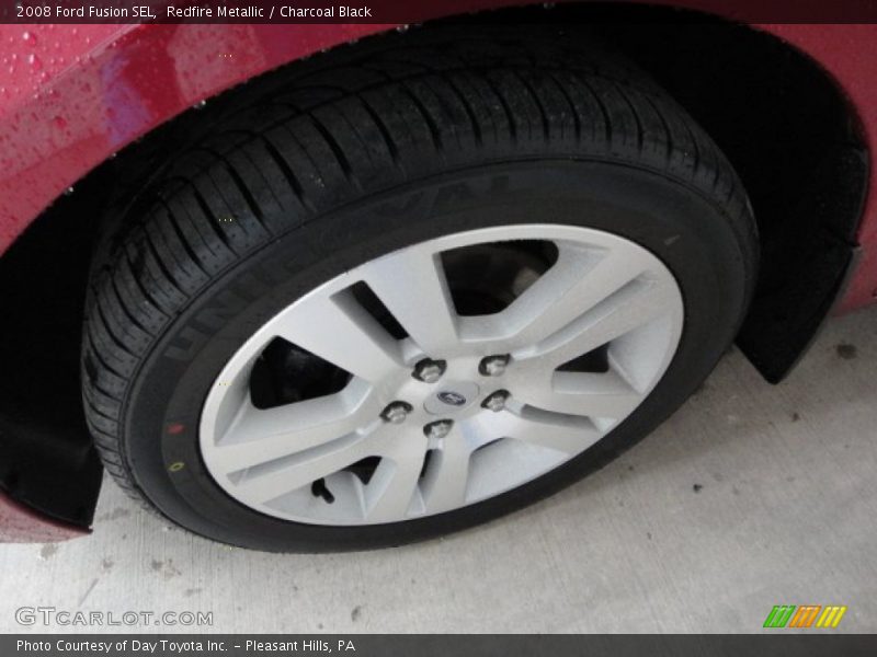 Redfire Metallic / Charcoal Black 2008 Ford Fusion SEL