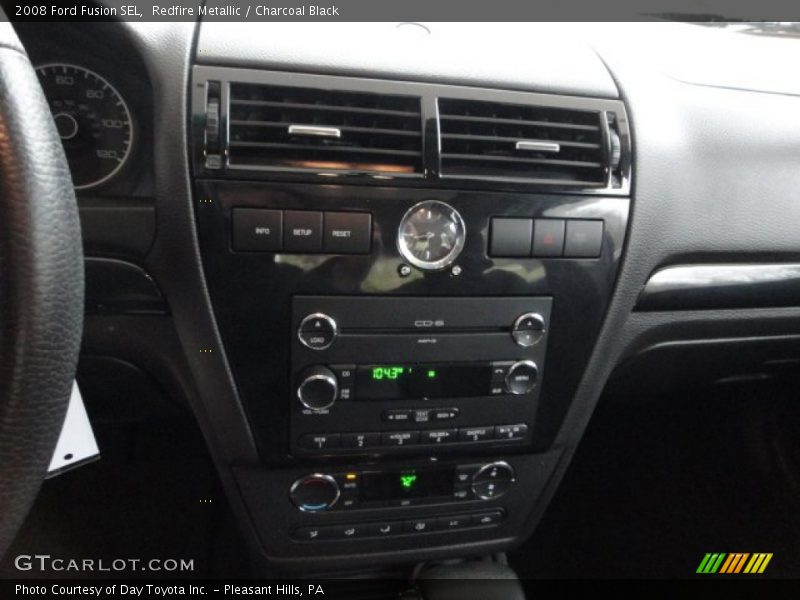 Redfire Metallic / Charcoal Black 2008 Ford Fusion SEL