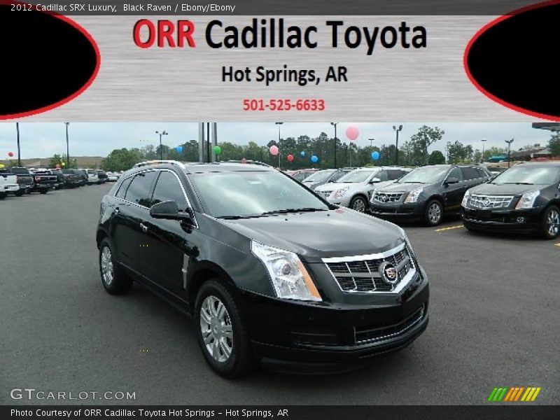 Black Raven / Ebony/Ebony 2012 Cadillac SRX Luxury