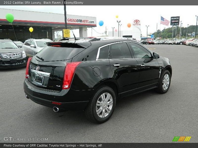 Black Raven / Ebony/Ebony 2012 Cadillac SRX Luxury