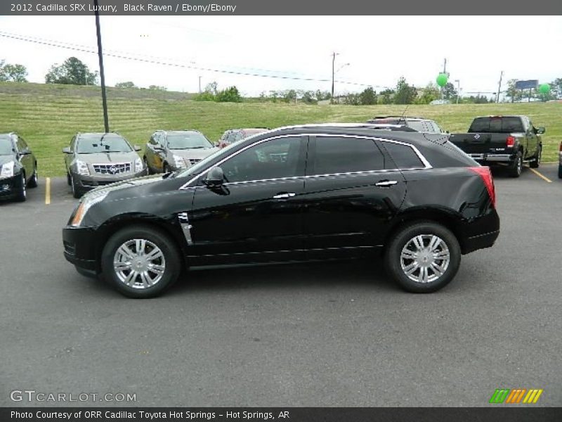 Black Raven / Ebony/Ebony 2012 Cadillac SRX Luxury