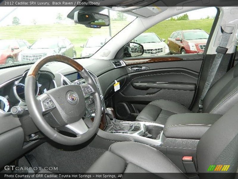 Black Raven / Ebony/Ebony 2012 Cadillac SRX Luxury