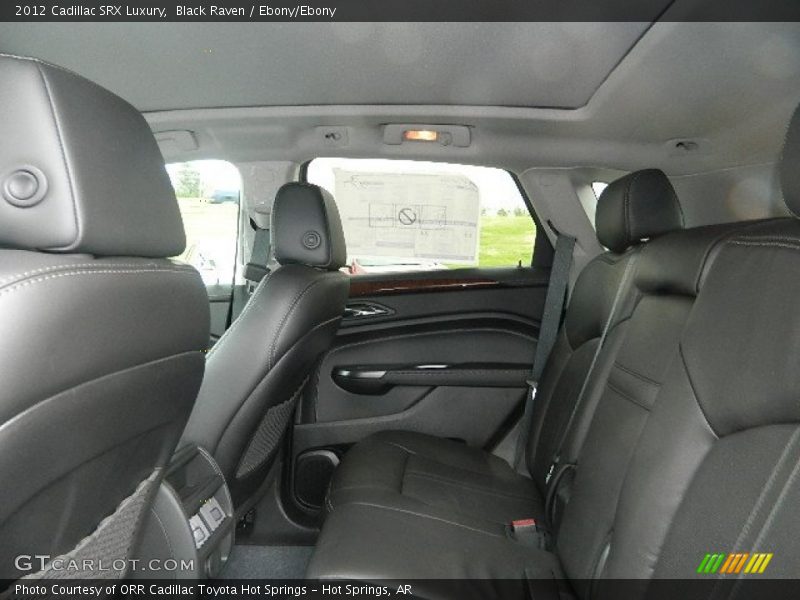Black Raven / Ebony/Ebony 2012 Cadillac SRX Luxury