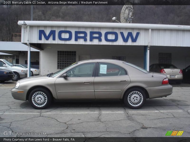 Arizona Beige Metallic / Medium Parchment 2005 Mercury Sable GS Sedan