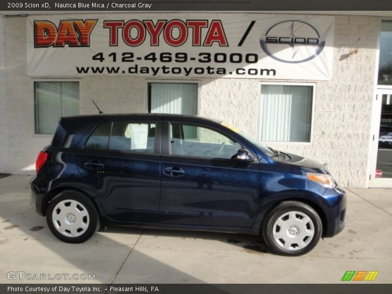 Nautica Blue Mica / Charcoal Gray 2009 Scion xD