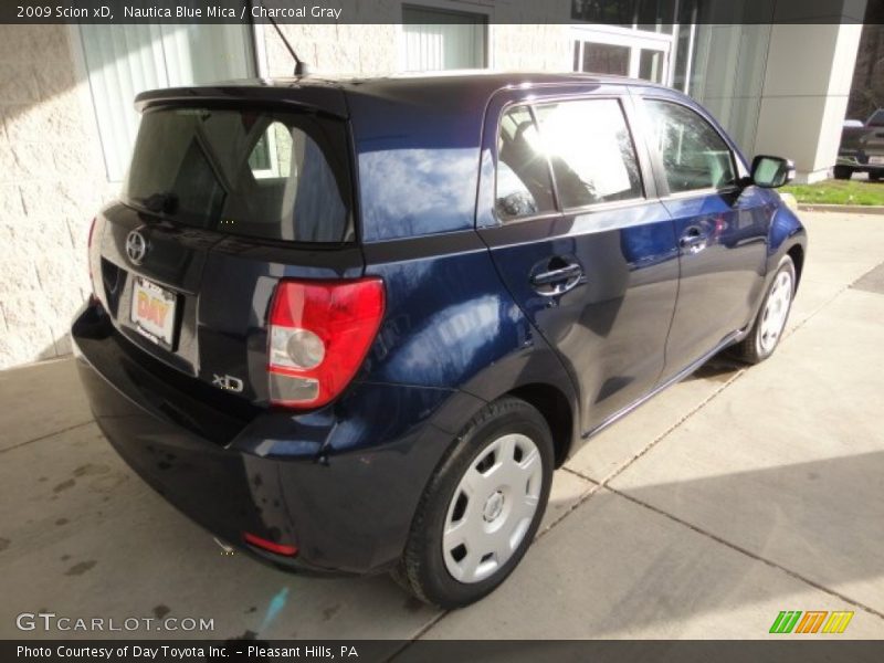 Nautica Blue Mica / Charcoal Gray 2009 Scion xD