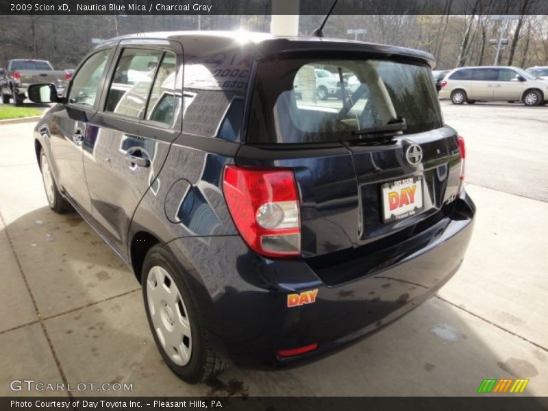 Nautica Blue Mica / Charcoal Gray 2009 Scion xD