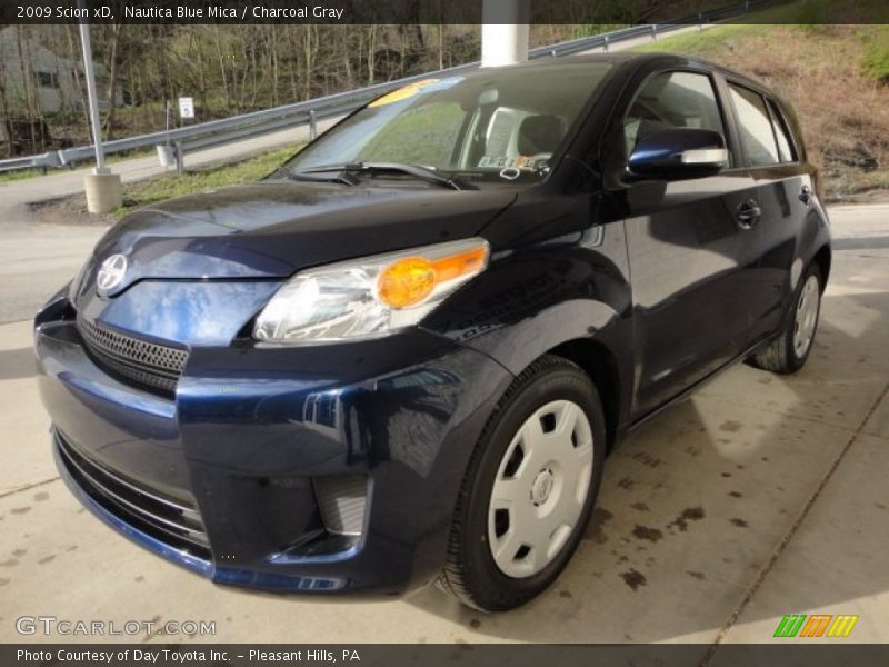 Nautica Blue Mica / Charcoal Gray 2009 Scion xD