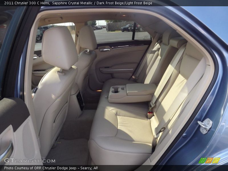 Sapphire Crystal Metallic / Dark Frost Beige/Light Frost Beige 2011 Chrysler 300 C Hemi