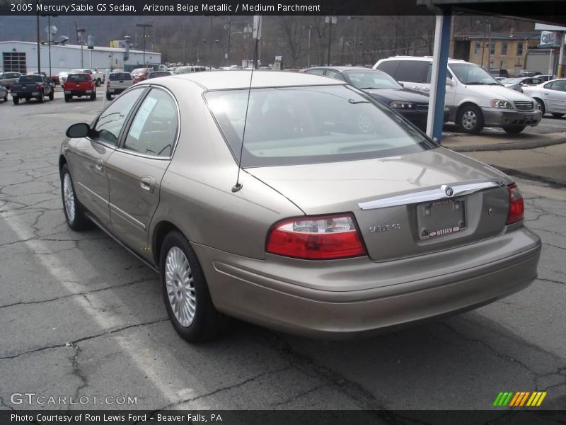 Arizona Beige Metallic / Medium Parchment 2005 Mercury Sable GS Sedan